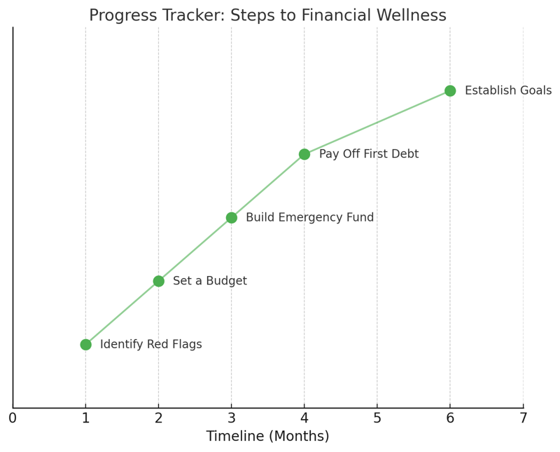 A Visualization of Financial Wellness Progress Tracker